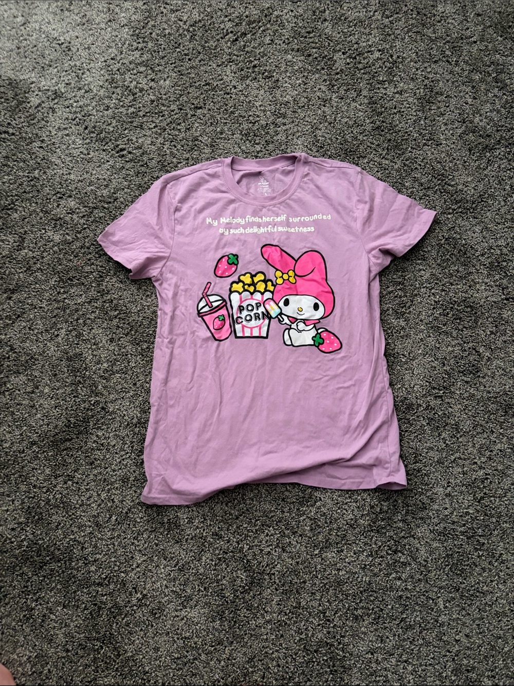 My Melody Pink Graphic Tee - Women's Cute Character Top